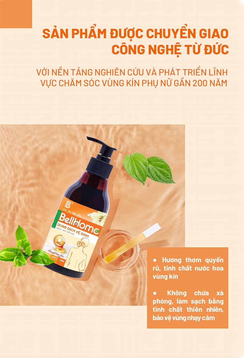 Dung Dịch Vệ Sinh Phụ Nữ Bell Home 250G