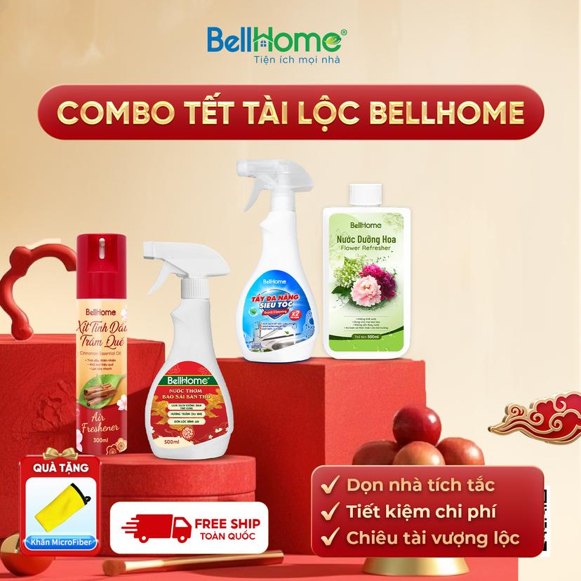 COMBO TẾT TÀI LỘC BELLHOME - 4 SẢN PHẨM