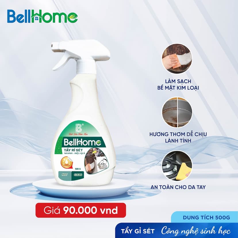 Tẩy Rỉ Sét Công Nghệ Sinh Học Bell Home 500G