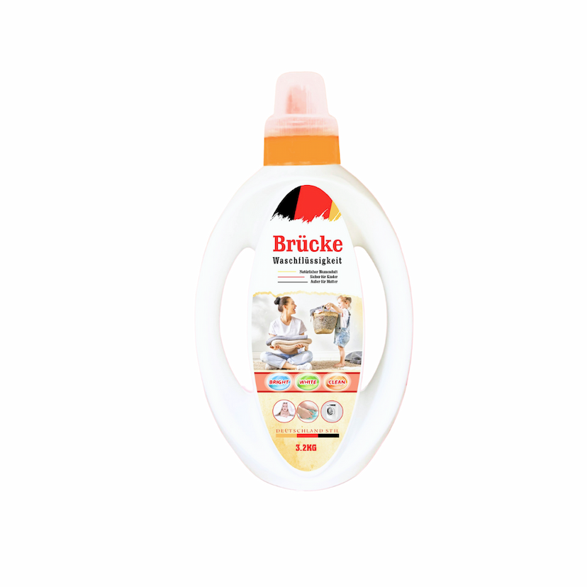 Nước Giặt Sinh Học Brucke Trắng Cổ Cam 3,2KG