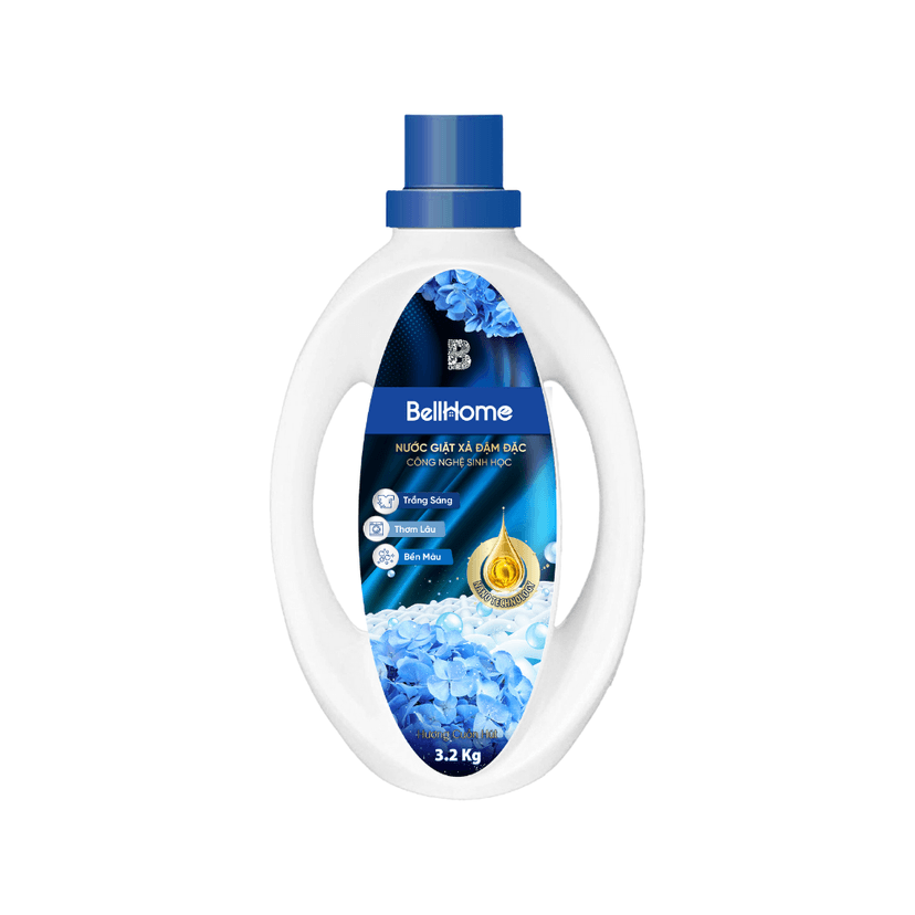 Nước Giặt Xả Công Nghệ Sinh Học Bell Home Hương Cuốn Hút 3,2KG