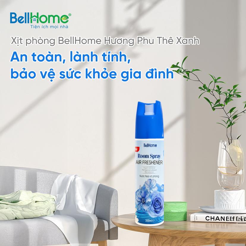 Xịt Phòng Bell Home Hương Phu Thê Xanh