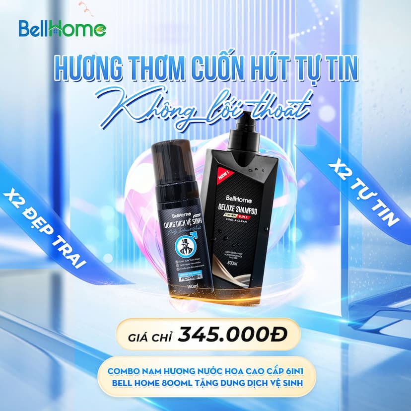 Combo Cho Nam 2 Sản Phẩm Bell Home
