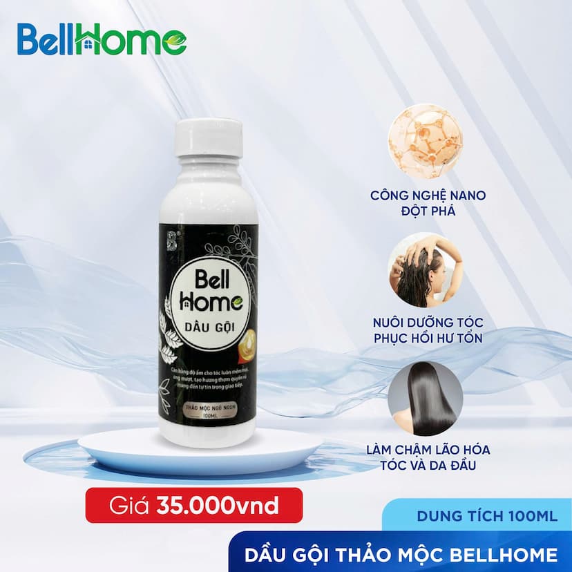 Dầu Gội Thảo Dược Bell Home 100ML