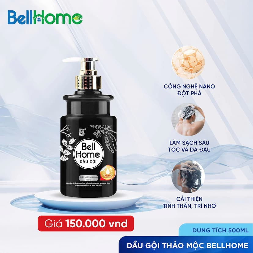 Dầu Gội Thảo Dược Bell Home 500ML