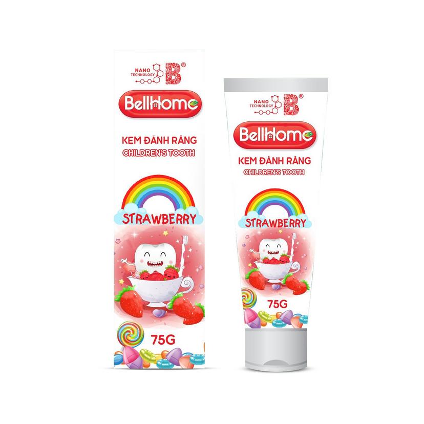 Kem Đánh Răng Trẻ Em Bell Home Hương Dâu 75G